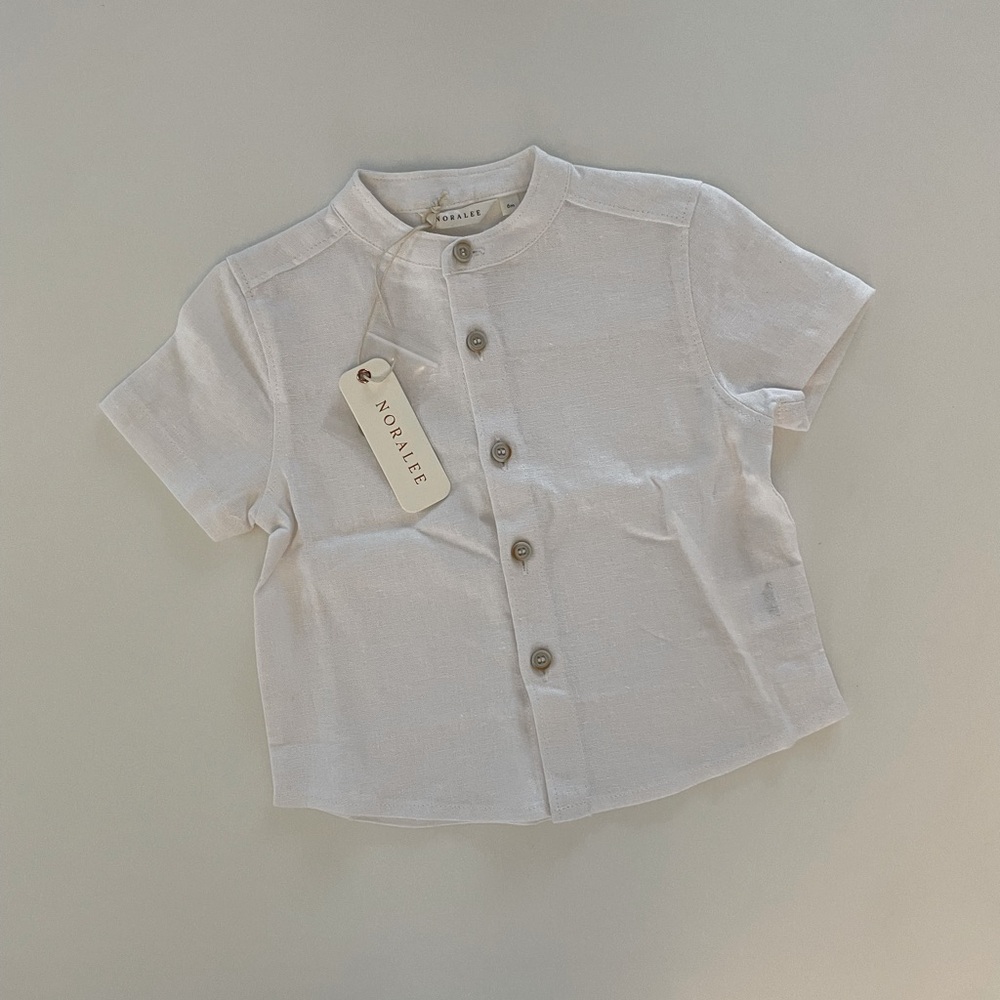 Noralee by Rylee + Cru white button up shirt